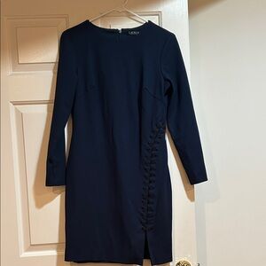 Ralph Lauren Navy Long Sleeve Dress